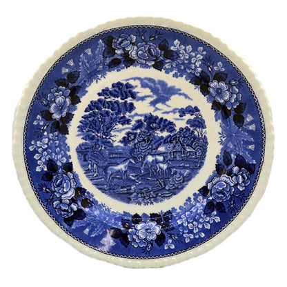 adams english scenic dinner plates