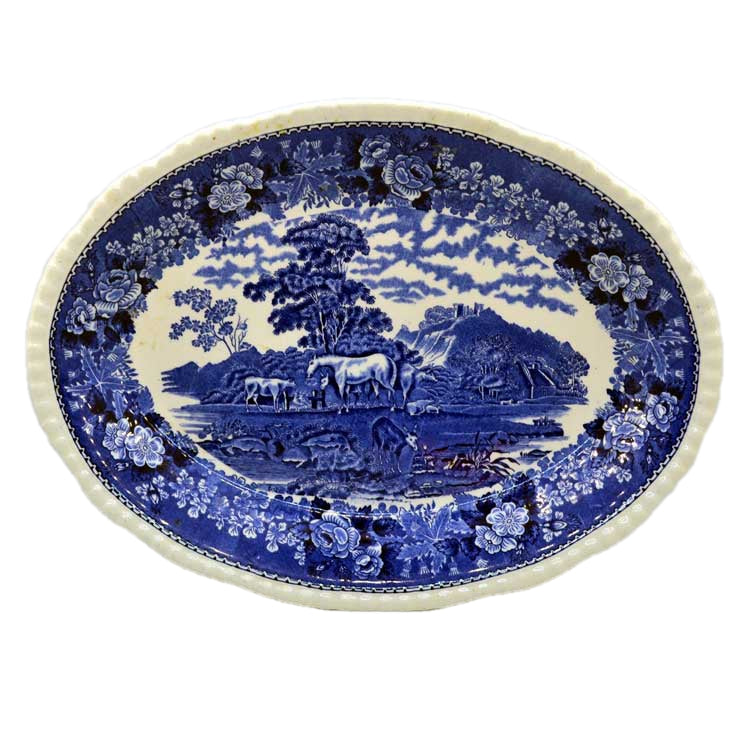 adams english scenic platter