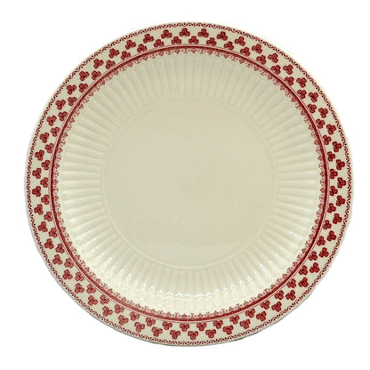 Adams Victoria Red and White China Side Plate