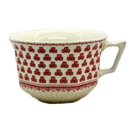 Adams Victoria Red and White China Teacup