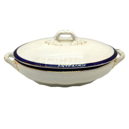 Alfred Meakin Blue de Roi China Lidded Serving Tureen