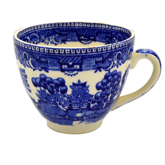 Alfred Meakin Blue and White Old Willow Tea Cup