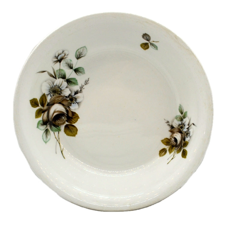 Alfred Meakin Vintage Floral China Glo-White Dessert Bowl