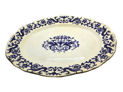 John Ridgway & Co Medusa China Grand Platter 1841-1855