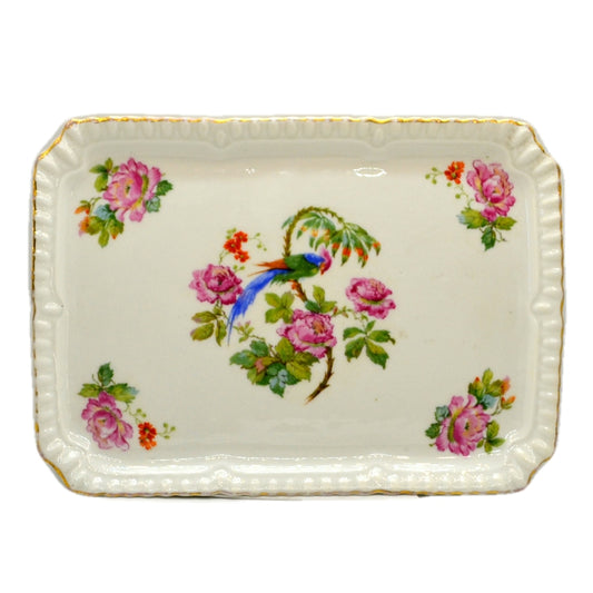 Antique Porcelain China Dressing Table Tray