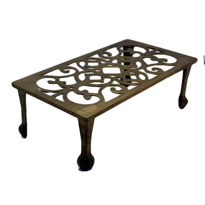 cast brass trivet stand 