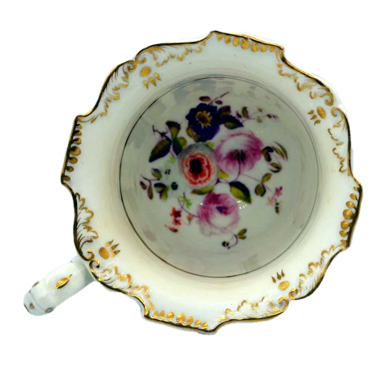 antique floral tea cup 