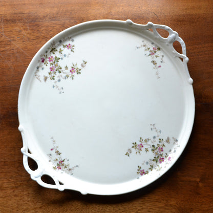 Antique Haviland Porecelain Floral China tray