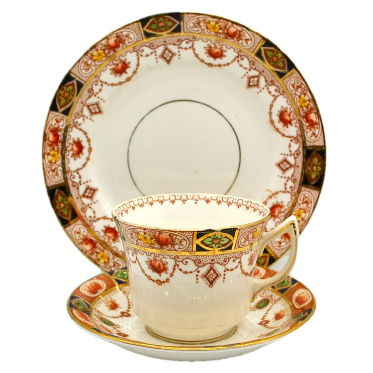 Salisbury China Bradleys Wyn Teacup Trio c1929