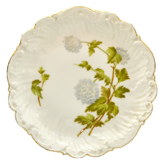 A Lanternier Limoges Floral China Plate