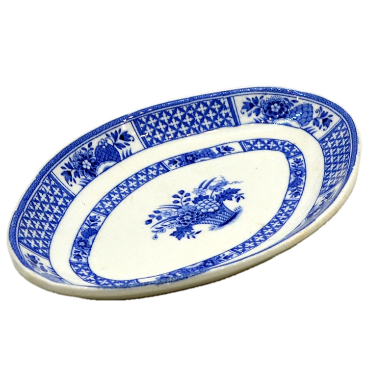 Booths Silicon China Nankin Blue and White China Dish