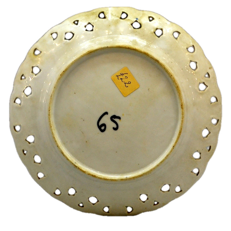 Antique Cherub Pierced China Cabinet Plate