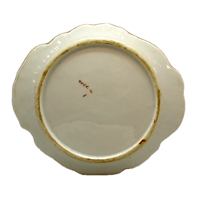 Antique Porcelain Floral China Serving Plate