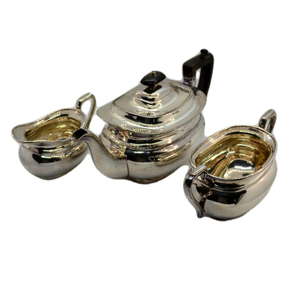 Fine Joseph Rodgers & Sons Silver Plated Metal Tea Set