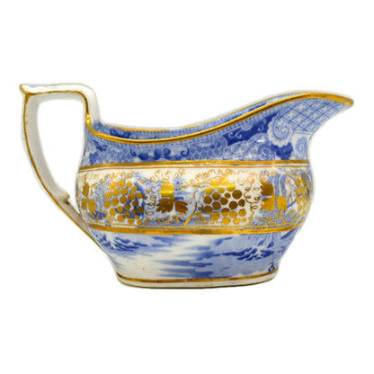 Antique New Hall China Blue Willow