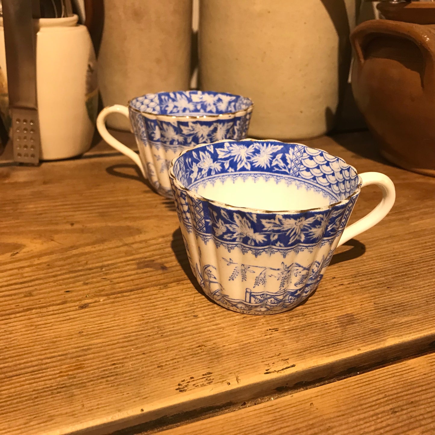 Antique Blue and White Porcelain china cup