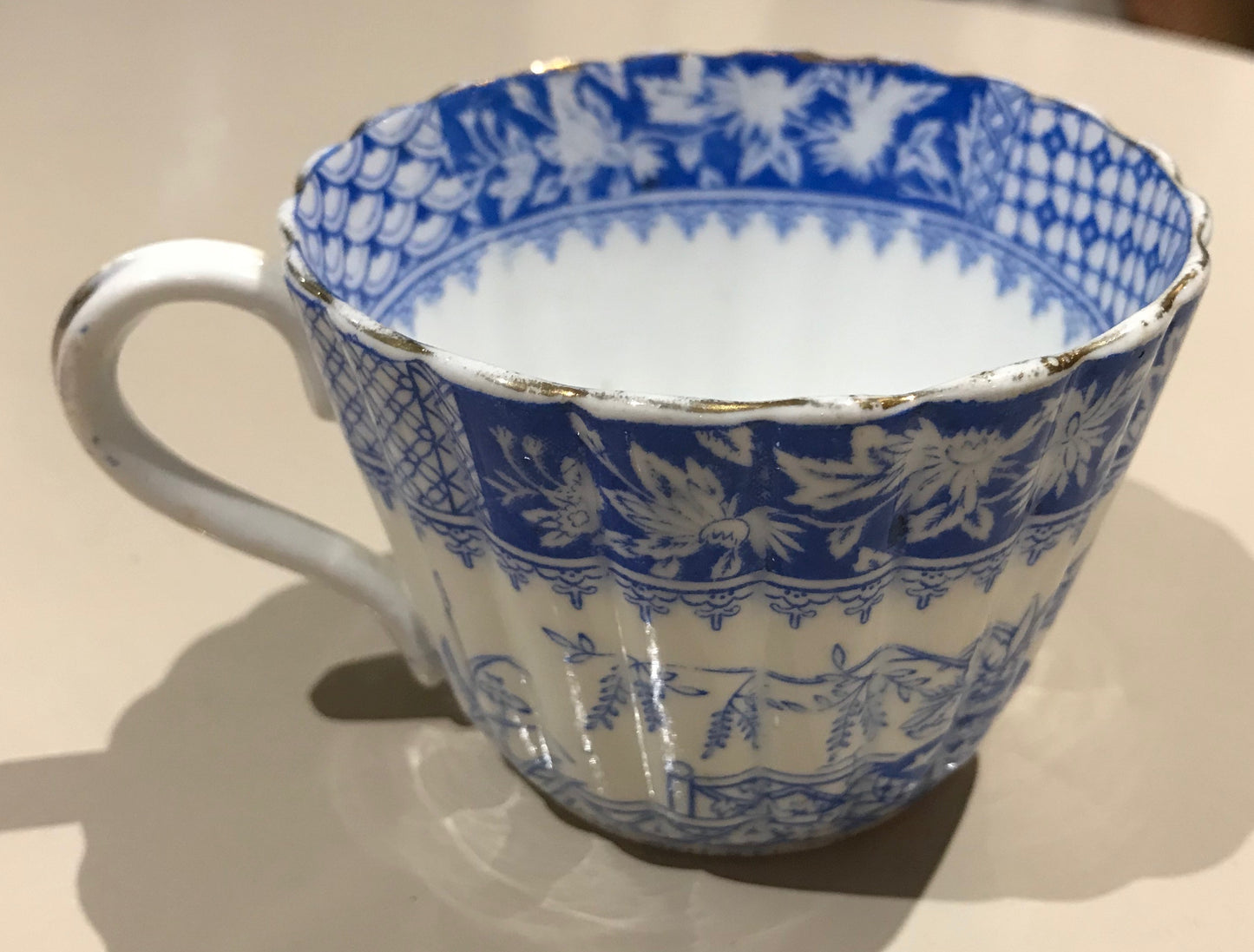 Antique Blue and White Porcelain china cup