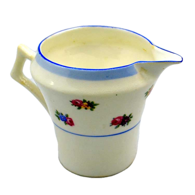 colclough rare pattern china 1930's deco milk jug