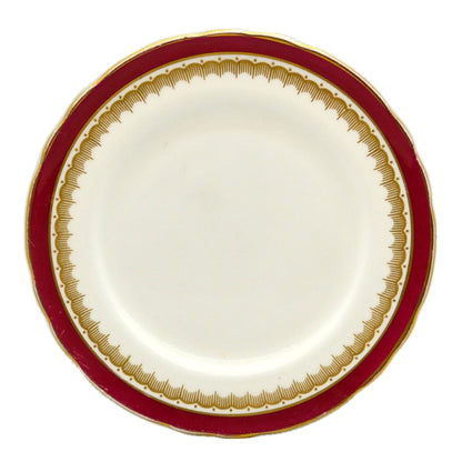 Aynsley Bone China Ambassador Maroon Side Plate