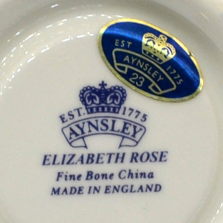 Aynsley China Elizabeth Rose Vase marks