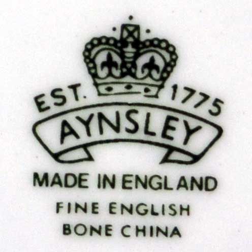 aynsley bone china marks