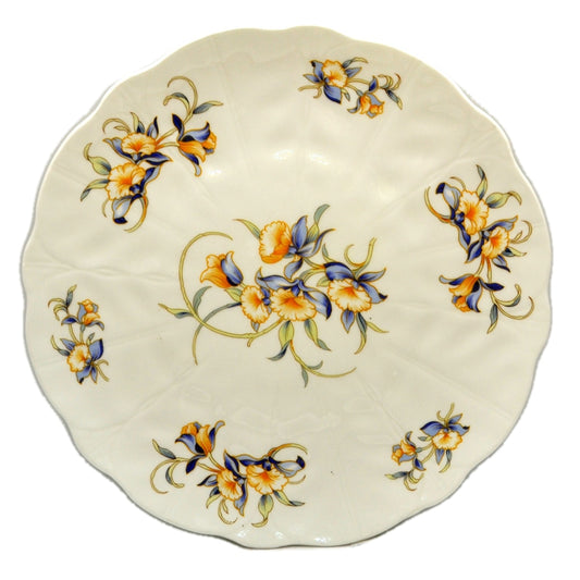 Aynsley Floral China Just Orchids pattern Cake Plate