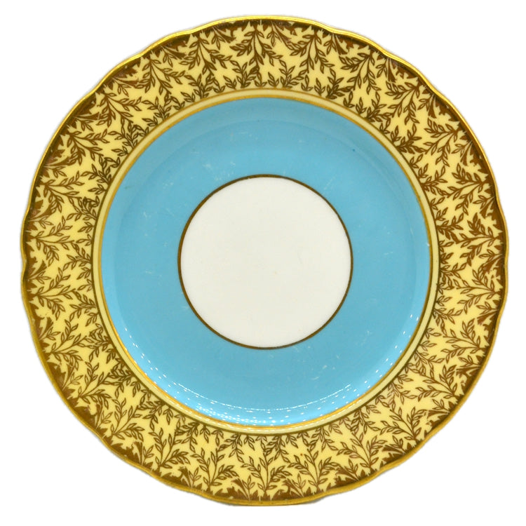 Aynsley China Turquoise 163 Side Plate