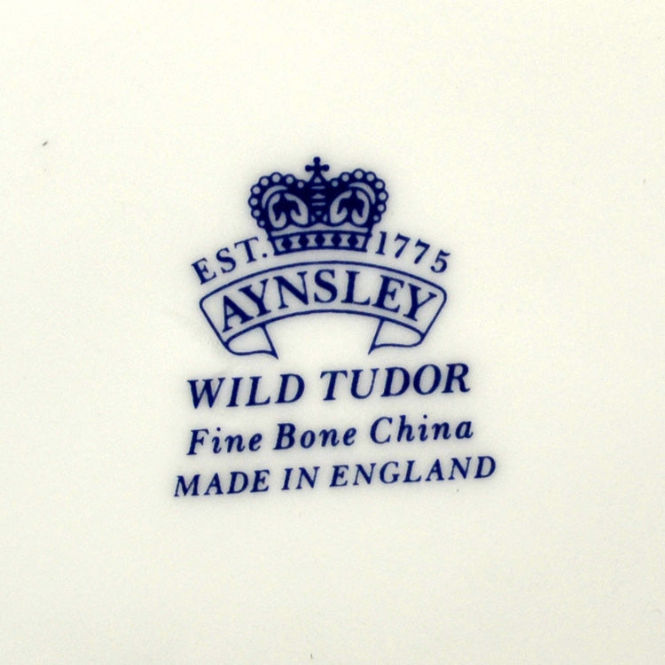 Aynsley Bone China Wild Tudorchina mark