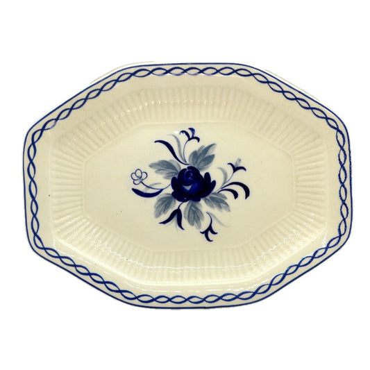 Adams Baltic Blue and White China Saucer Stand