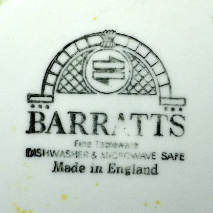 Barratts Red and White China Old Castle Bowl c1950