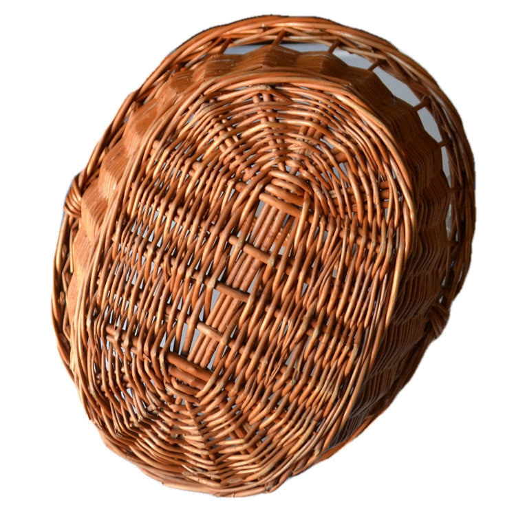 Small Classic English Wicker Open Sided Shopping Basket