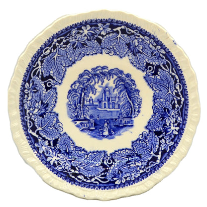 Masons blue and white china vista saucer