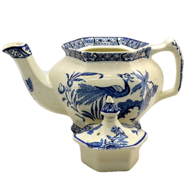 Blue and White China Teapot c1920