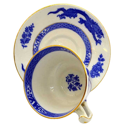 caldon blue dragon breakfast cup and saucer