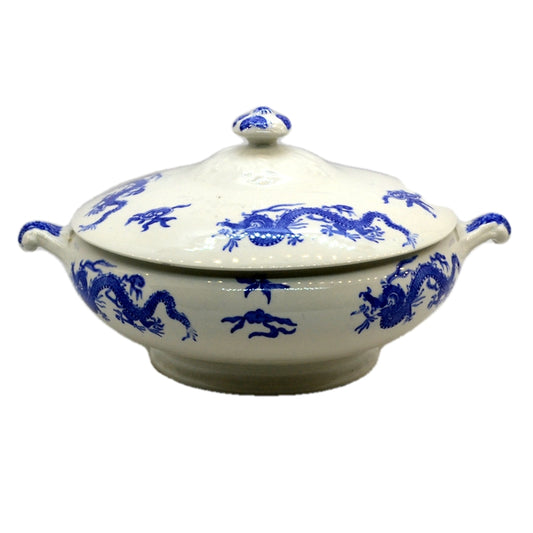 Blue Dragon China Lidded Tureen Pearl Pottery Co 1930-1942