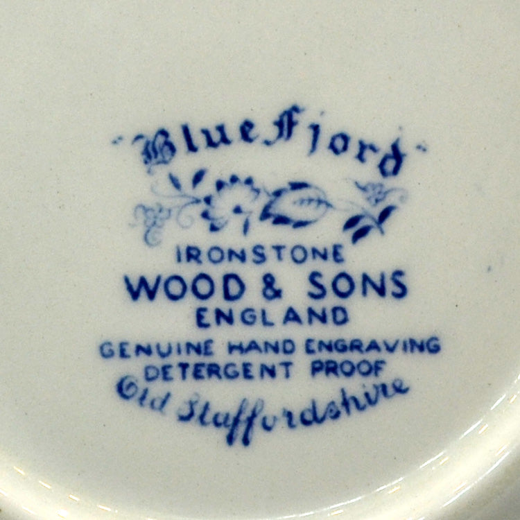 Wood & Sons Blue Fjord china mark