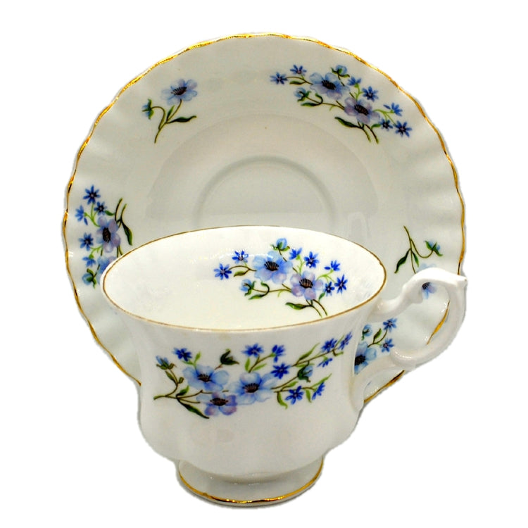 Richmond China Blue Rock Teacup and Saucer