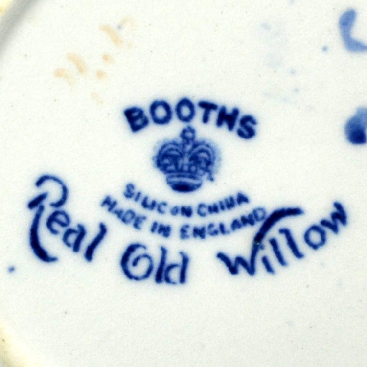 Booths Real Old Willow China Marks