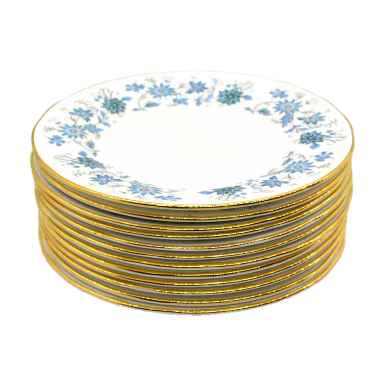 Colclough braganza vintage bone china side plates