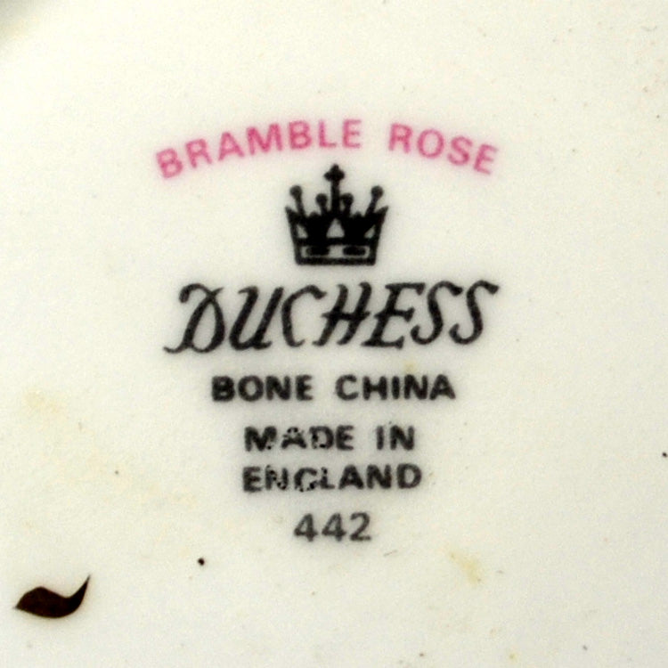 Duchess Bone China 442 Bramble Rose Open Sugar Bowl