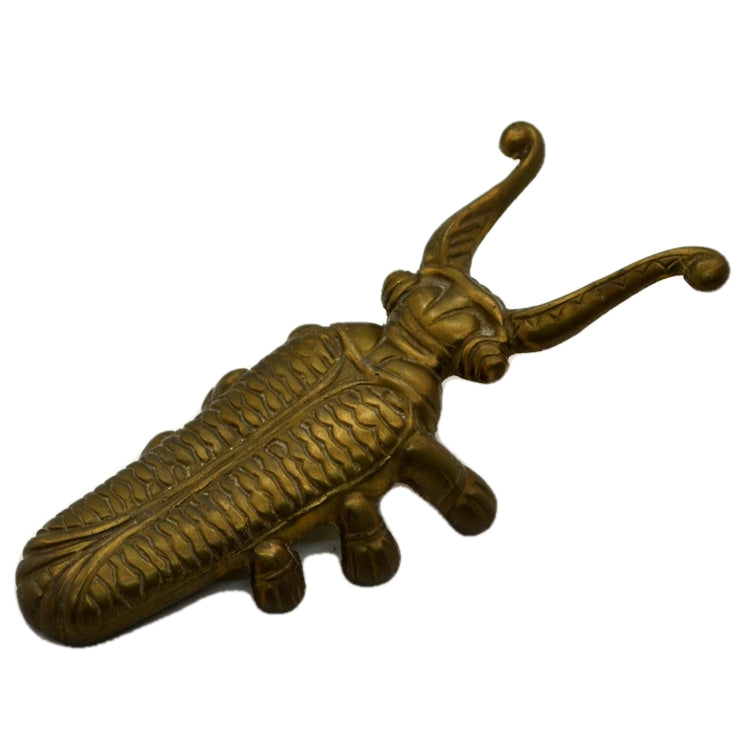 Vintage Brass Beetle Boot jack