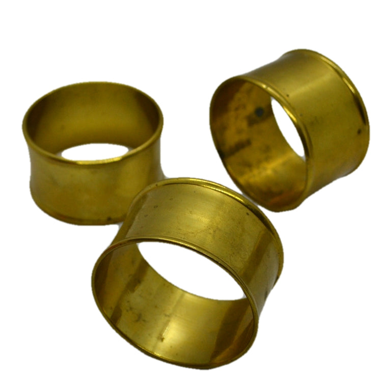 old brass serviette rings