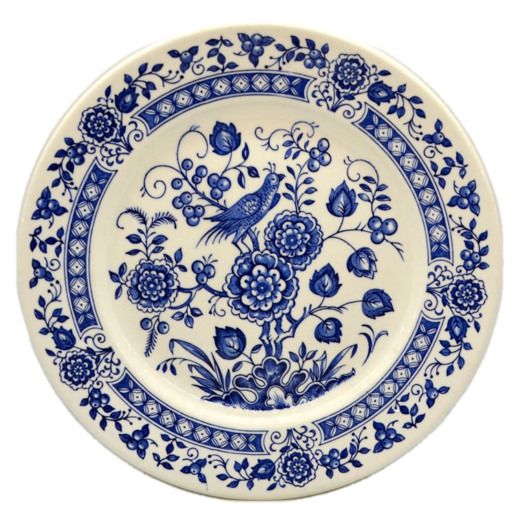 Broadhurst Ironstone blue and white china Nankin dinner plate