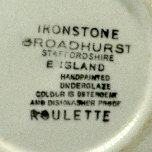 Broadhurst Roulette China Marks