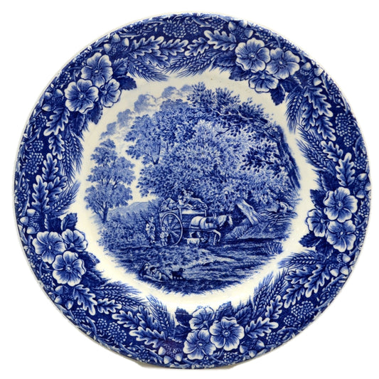 Broadhurst Ironstone blue and white china Thomas Gainsborough side plate