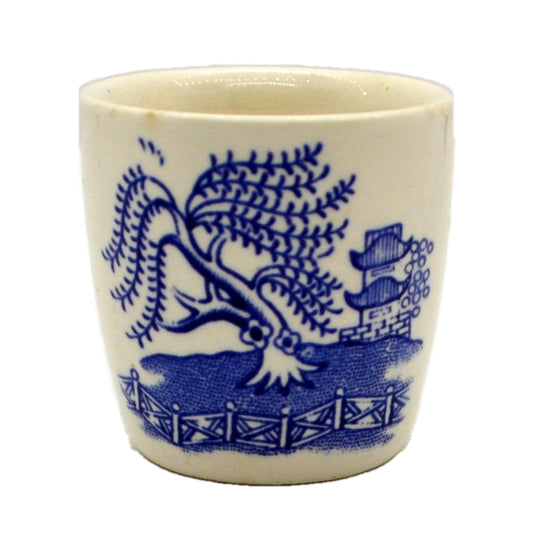 Broadhurst Blue and White China Blue Willow Egg Cup
