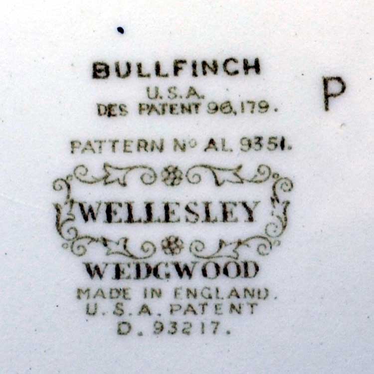 wellesley dinner plate stamp 1943
