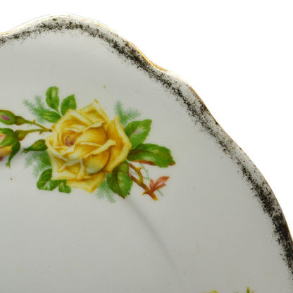 Vintage Royal Albert China Tea Rose Cake Plate