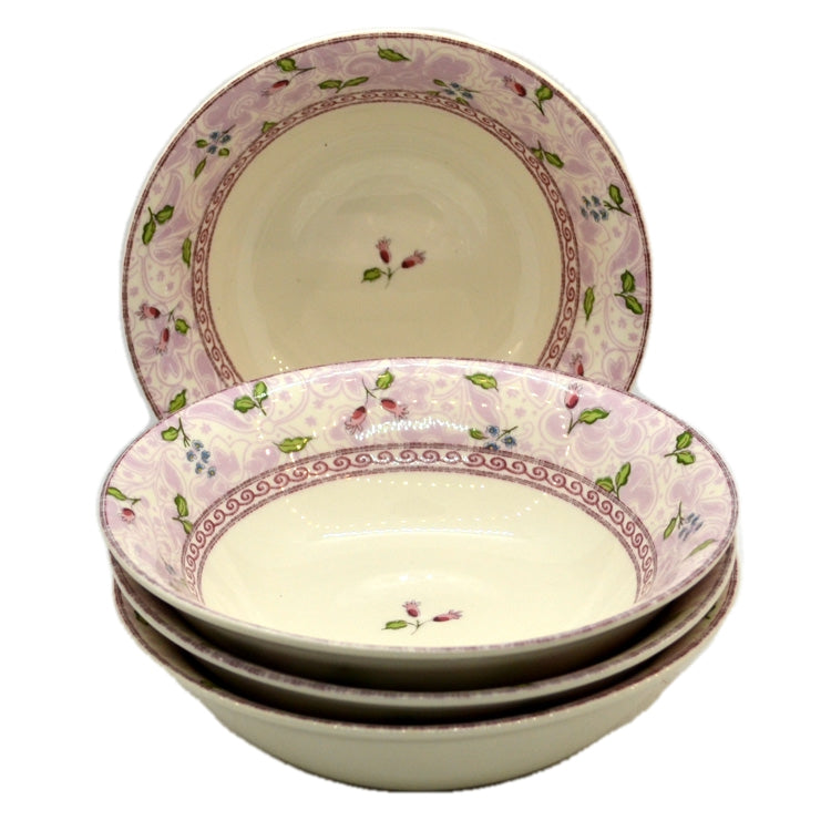 Johnson Brothers China Rose Damask Dessert Bowl