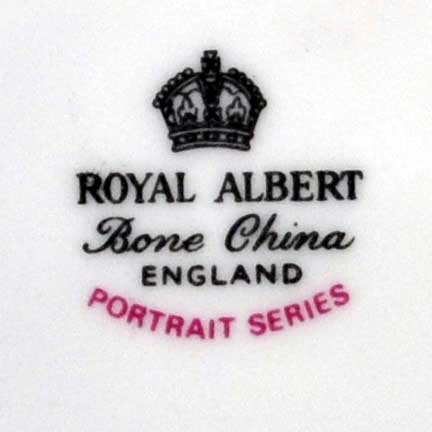 royal albert china mark portrait series